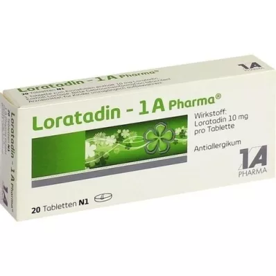 LORATADIN-1A Pharma tabletter, 20 stk