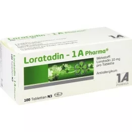 LORATADIN-1A Pharma tabletter, 100 stk