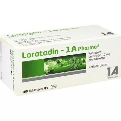 LORATADIN-1A Pharma tabletter, 100 stk