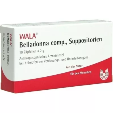 BELLADONNA COMP.Suppositorier, 10X2 g
