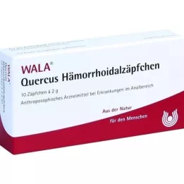 QUERCUS HÆMOROIDALE SUPPOSITORIER, 10X2 g