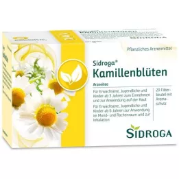 SIDROGA Kamilleblomst te filterposer, 20X1,5 g