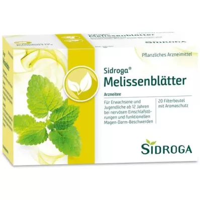 SIDROGA Melissa blade te filterposer, 20X1,5 g SIDROGA Melissa blade te filterposer, 20X1,5 g