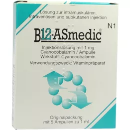 B12 ASMEDIC ampuller, 5X1 ml