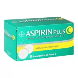 ASPIRIN plus C brusetabletter, 20 stk