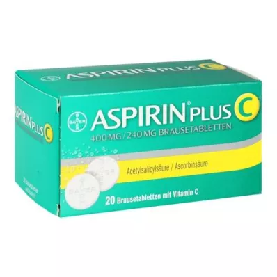 ASPIRIN plus C brusetabletter, 20 stk