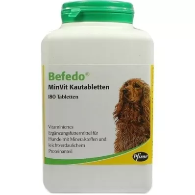 BEFEDO MinVit tyggetabletter til hunde, 180 stk