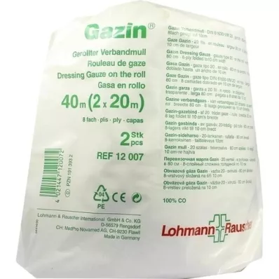 GAZIN Bandagegaze 10 cmx40 m 8-fold, 1 stk