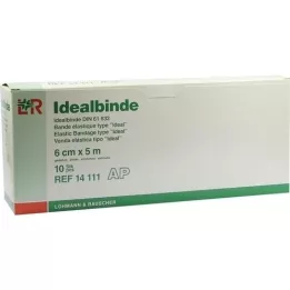 IDEALBINDE Lohmann 6 cmx5 m med løkke, 10 stk
