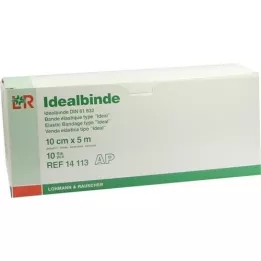 IDEALBINDE Lohmann 10 cmx5 m med løkke, 10 stk