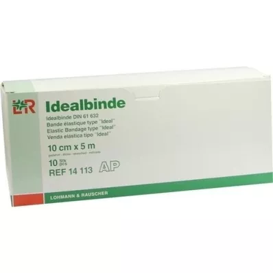 IDEALBINDE Lohmann 10 cmx5 m med løkke, 10 stk