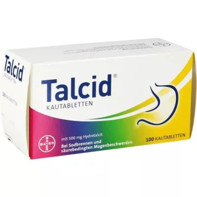 TALCID Tyggetabletter, 100 stk