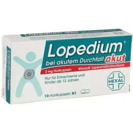 LOPEDIUM akut til akut diarré hårde kapsler, 10 stk