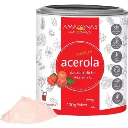 ACEROLA 100 % naturligt C-vitaminpulver, 100 g