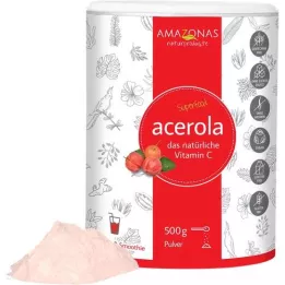 ACEROLA 100 % naturligt C-vitaminpulver, 500 g