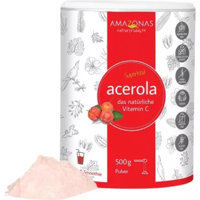 ACEROLA 100 % naturligt C-vitaminpulver, 500 g