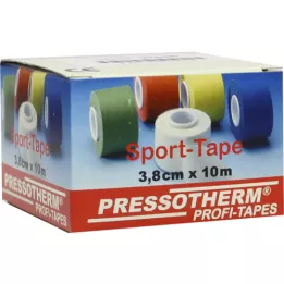 PRESSOTHERM Sportstape 3,8 cmx10 m hvid, 1 stk