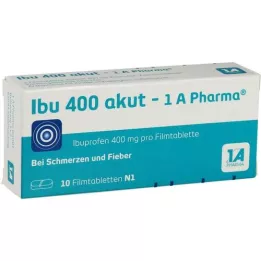 IBU 400 akut-1A Pharma filmovertrukne tabletter, 10 stk
