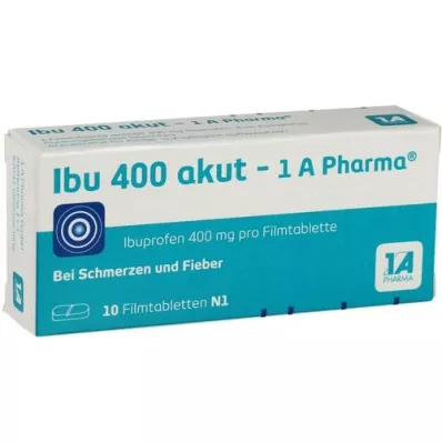IBU 400 akut-1A Pharma filmovertrukne tabletter, 10 stk