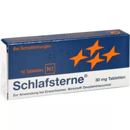 SCHLAFSTERNE Tabletter 10 stykker, 10 stykker