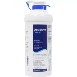 OPTIDERM Creme i dispenser, 500 g