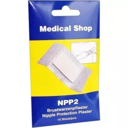 BRUSTWARZENPFLASTER NPP2, 10 stk