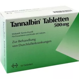 TANNALBIN Tabletter, 50 stk