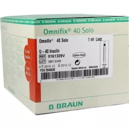 OMNIFIX Solo insulinspray 1 ml U40, 100X1 ml