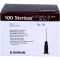 STERICAN Kanyler Luer-Lok 0,45x25 mm størrelse 18 brun, 100 stk