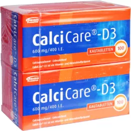 CALCICARE D3 tyggetabletter, 200 stk