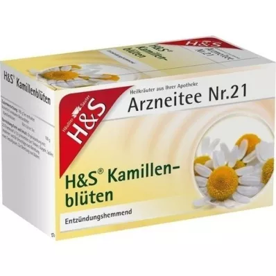 H&amp;S Kamille te filterpose, 20X1,5 g