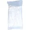 WATTESTÄBCHEN Plast lille hoved 15 cm, 100 stk