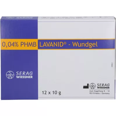 LAVANID Sårgelé, 12X10 g