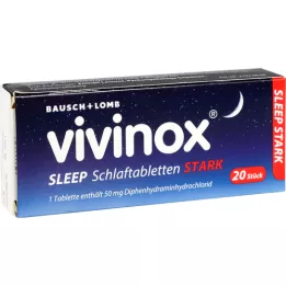 VIVINOX Sove sovepiller stærke, 20 stk