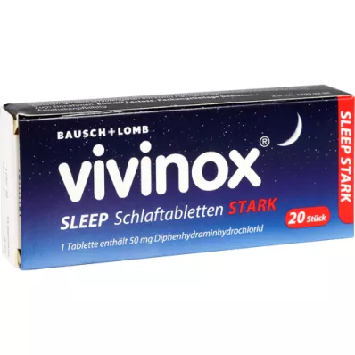 VIVINOX Sove sovepiller stærke, 20 stk