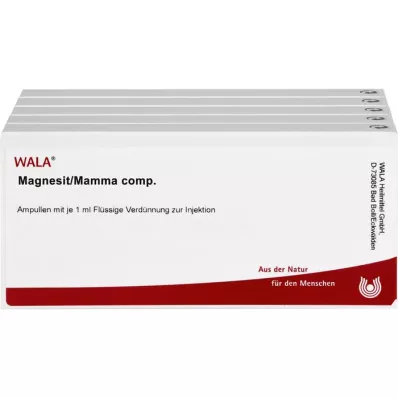 MAGNESIT/MAMMA komp. ampuller, 50X1 ml MAGNESIT/MAMMA komp. ampuller, 50X1 ml