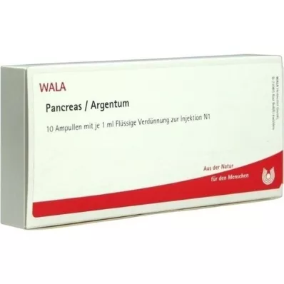 PANCREAS/ARGENTUM Ampuller, 10X1 ml