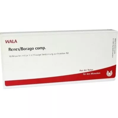 RENES/BORAGO komp. ampuller, 10X1 ml