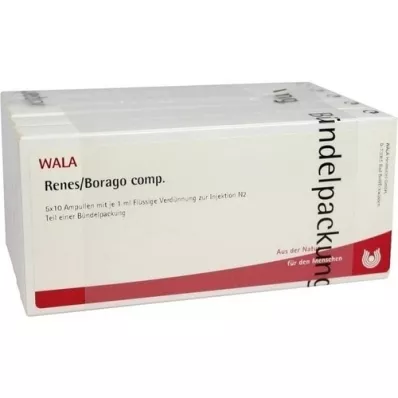 RENES/BORAGO komp. ampuller, 50X1 ml