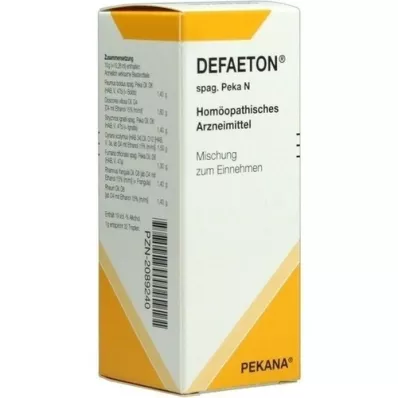 DEFAETON spag.Peka N dråber, 50 ml