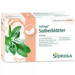 SIDROGA Tefilterposer af salvieblade, 20X1,5 g