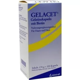 GELACET Gelatinekapsler med biotin, 320 stk