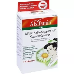 ALSIFEMIN 100 Klima-Aktiv med soja 1x1 kapsler, 60 stk