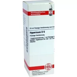 HYPERICUM D6 Fortynding, 20 ml