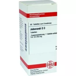 JABORANDI D 3 tabletter, 80 stk