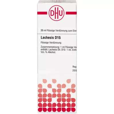 LACHESIS D 15 Fortynding, 20 ml