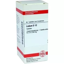LEDUM D 12 tabletter, 80 stk