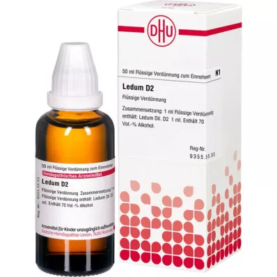 LEDUM D 2 Fortynding, 50 ml LEDUM D 2 Fortynding, 50 ml