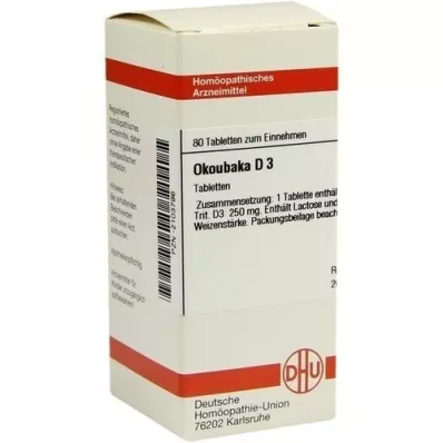 OKOUBAKA D 3 tabletter, 80 stk