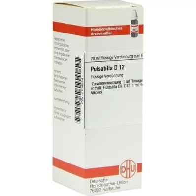 PULSATILLA D 12 Fortynding, 20 ml